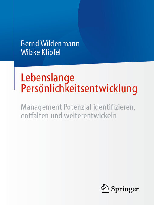 Title details for Lebenslange Persönlichkeitsentwicklung by Bernd Wildenmann - Available